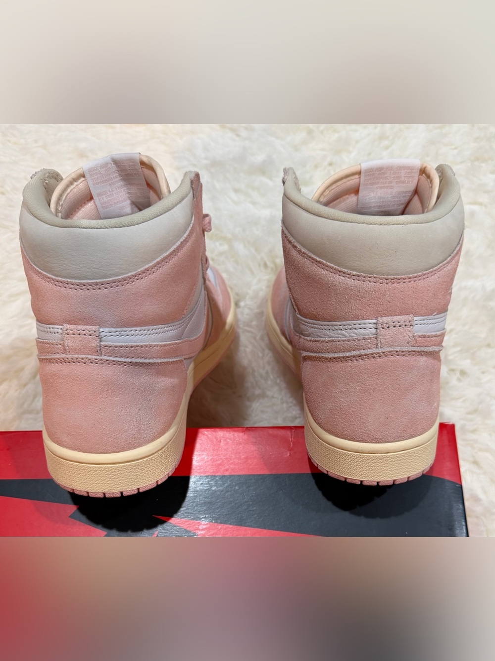 Women’s Jordan 1 Retro High OG Washed Pink - Size 11 - FD2596-600 - Picture 7 of 13